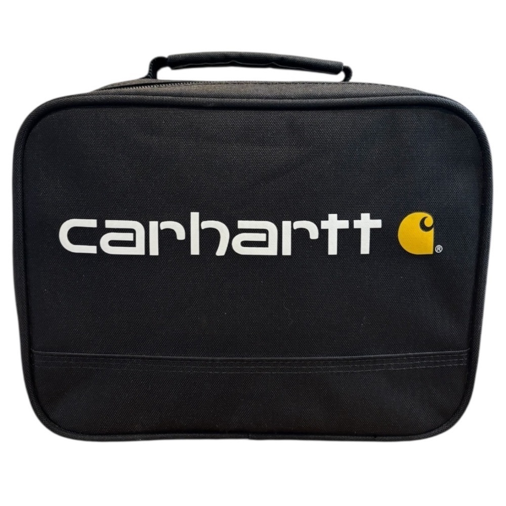 Carhartt Black Insulated Lunch Cooler with Embroidered Logo